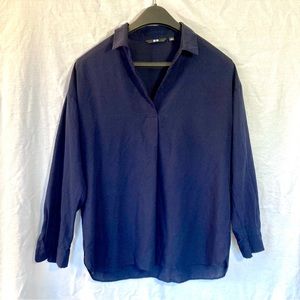 Navy blouse